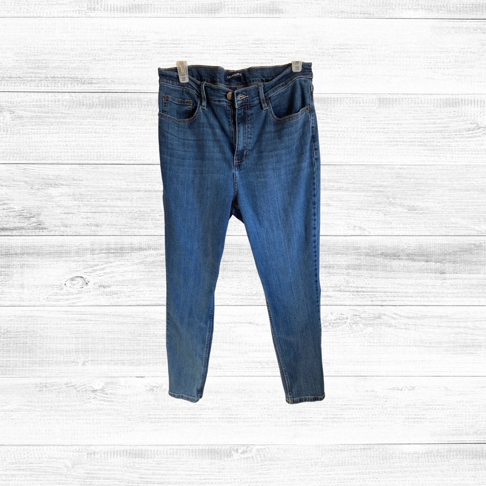 Calvin Klein Jeans high rise skinny size 14